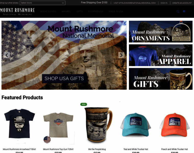 Shop.mtrushmorenationalmemorial.com thumbnail