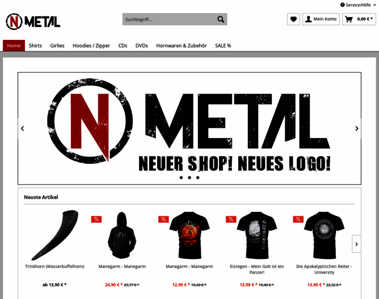 Shop.n-metal.de thumbnail