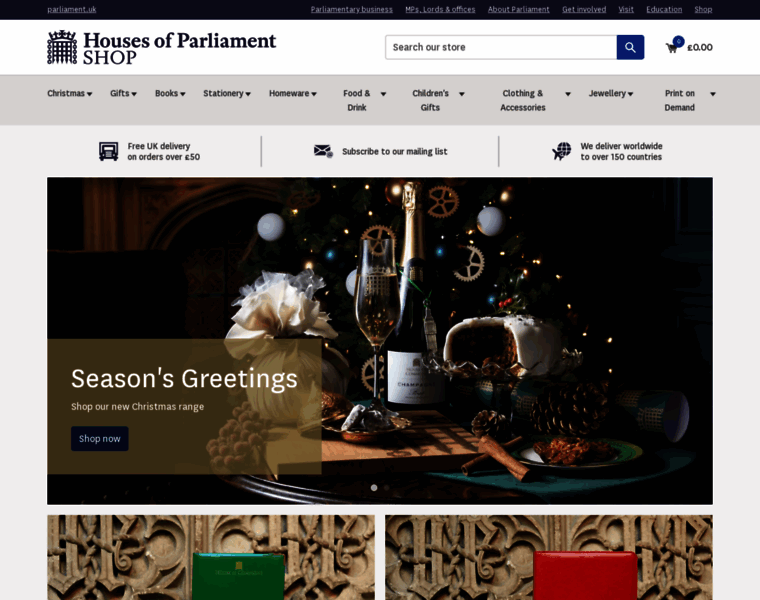 Shop.parliament.uk thumbnail