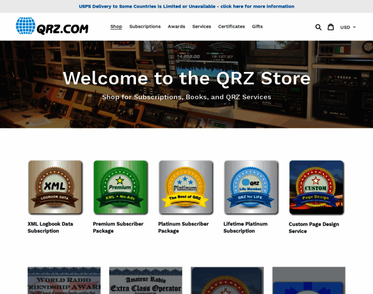 Shop.qrz.com thumbnail