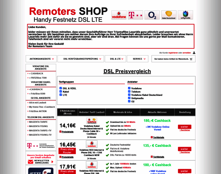 Shop.remoters.de thumbnail
