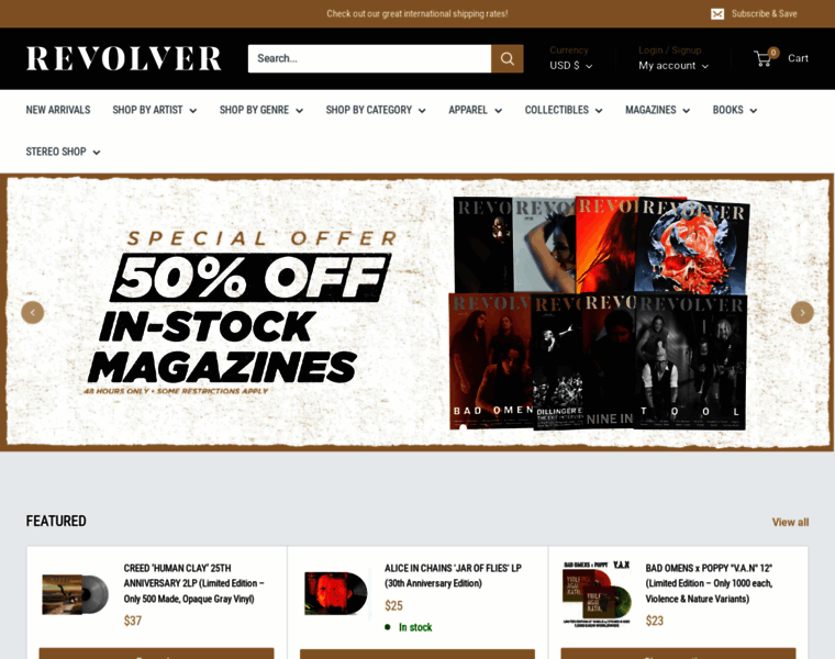 Shop.revolvermag.com thumbnail