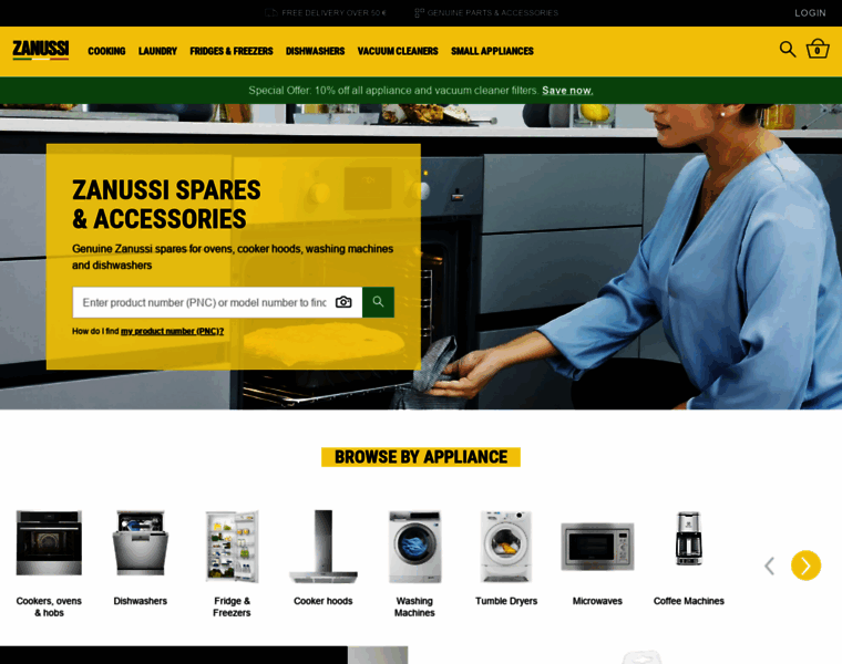 Shop.zanussi.ie thumbnail