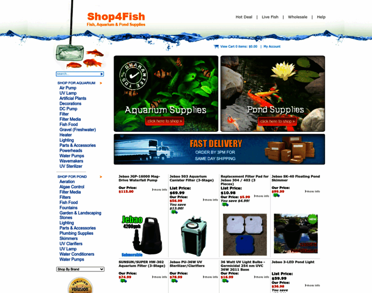Shop4fish.com thumbnail