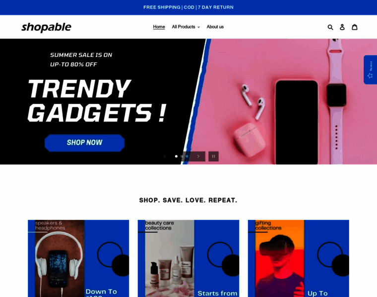 Shopable.in thumbnail