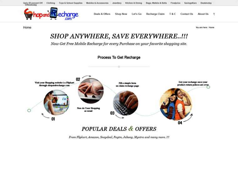 Shopandrecharge.com thumbnail
