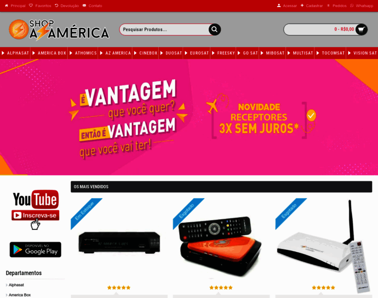 Shopazamerica.com.br thumbnail