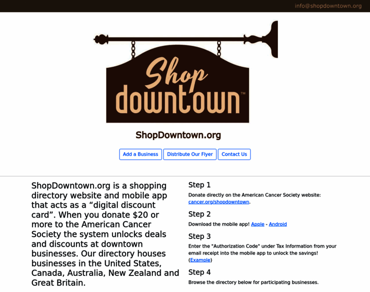 Shopdowntown.org thumbnail