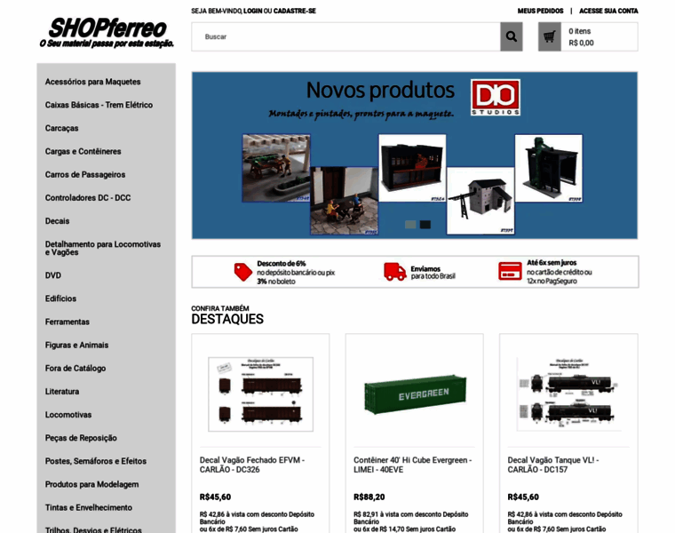 Shopferreo.com.br thumbnail