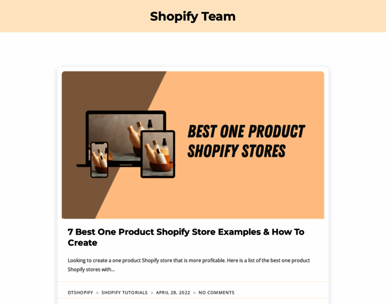 Shopifyteam.com thumbnail