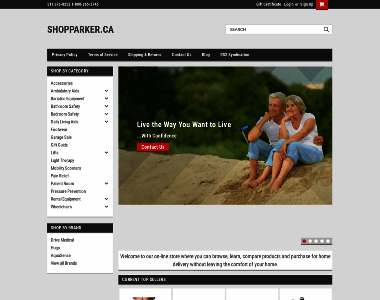 Shopparker.ca thumbnail