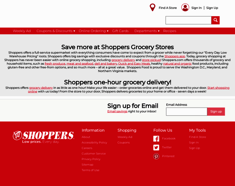 Shopperslistens.com thumbnail