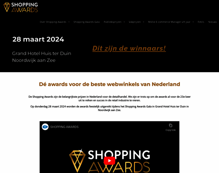 Shoppingawards.nl thumbnail