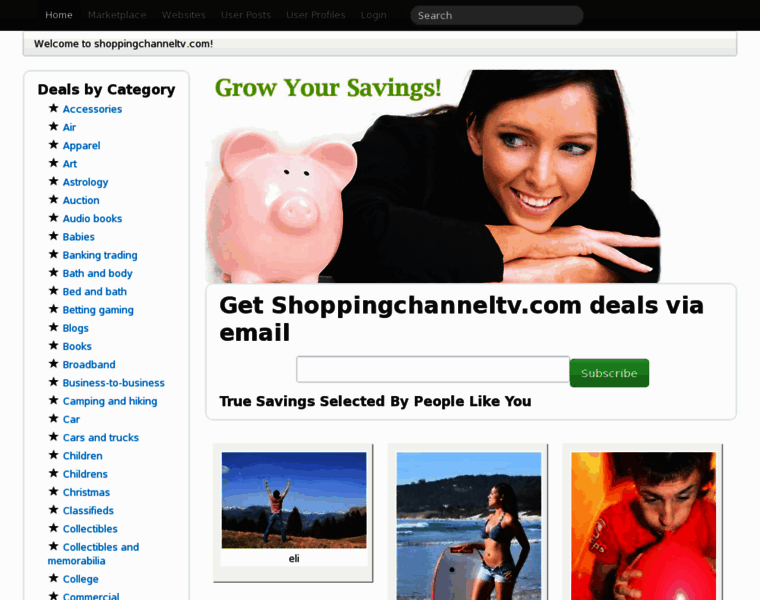 Shoppingchanneltv.com thumbnail