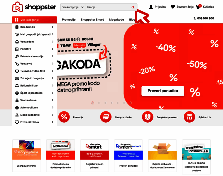 Shoppster.si thumbnail