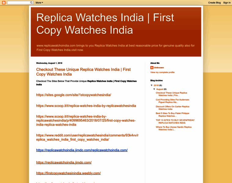 Shopreplicawatchesindia.blogspot.com thumbnail