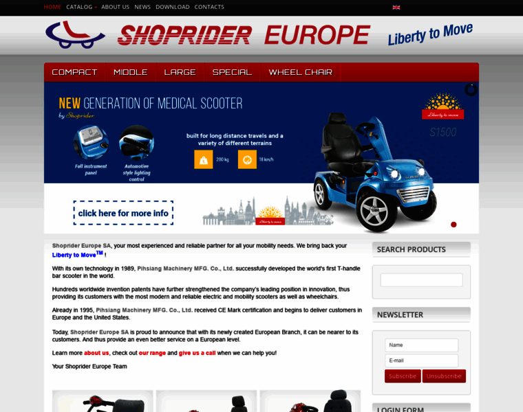 Shoprider.eu.com thumbnail