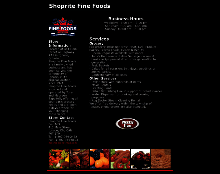 Shopritefinefoods.ca thumbnail