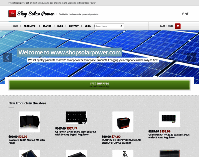 Shopsolarpower.com thumbnail