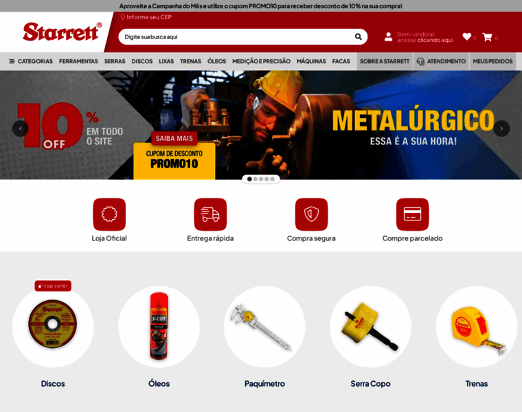 Shopstarrett.com.br thumbnail
