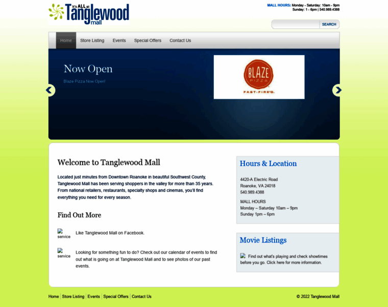 Shoptanglewood.com thumbnail