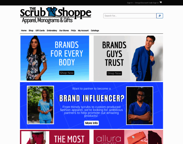 Shopthescrubshoppe.com thumbnail