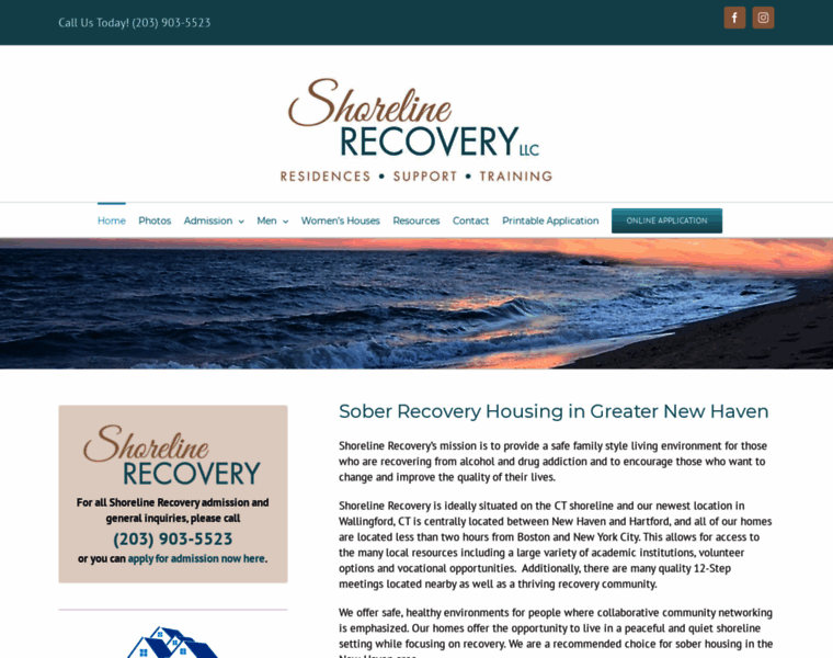 Shorelinerecovery.org thumbnail