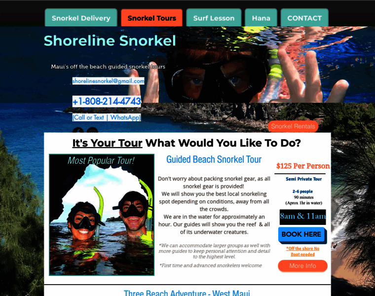 Shorelinesnorkel.com thumbnail