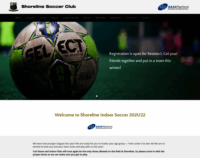 Shorelinesoccer.com thumbnail