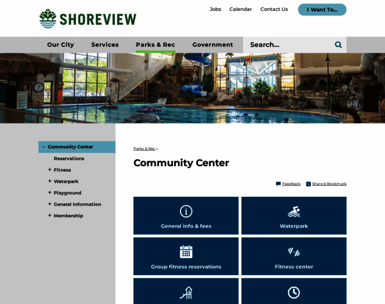 Shoreviewcommunitycenter.com thumbnail