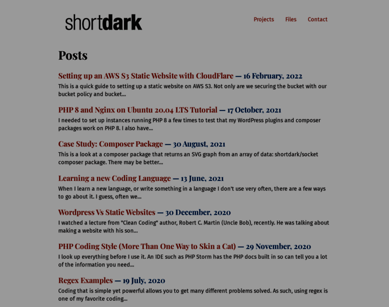 Shortdark.net thumbnail
