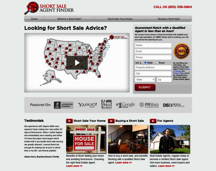 Shortsaleagentfinder.com thumbnail