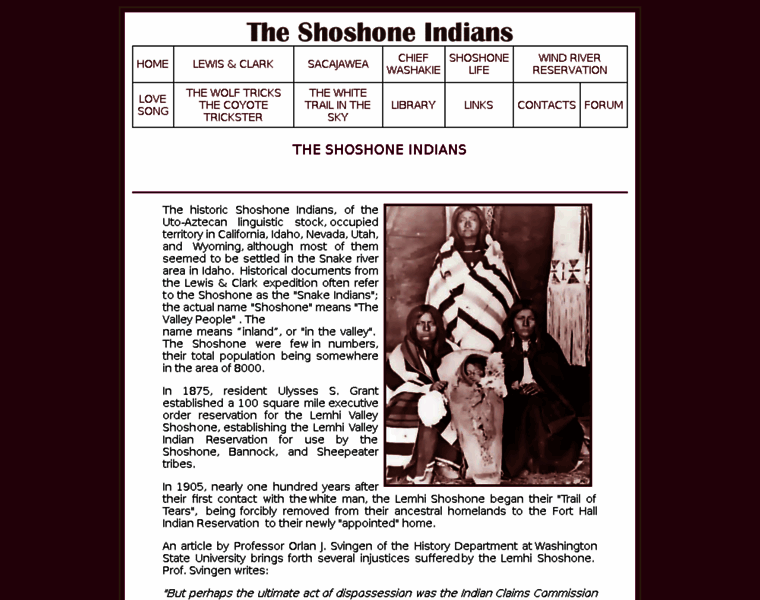 Shoshoneindian.com thumbnail