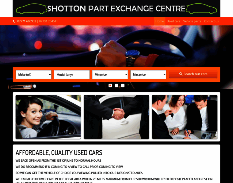 Shottonpartexcentre.co.uk thumbnail