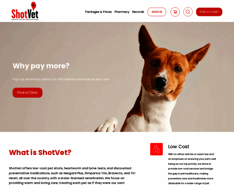 Shotvet.com thumbnail