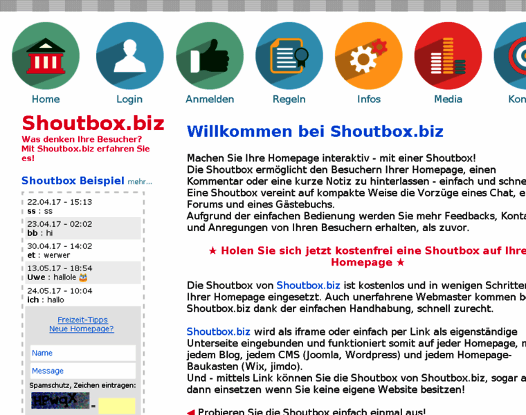 Shoutbox.biz thumbnail