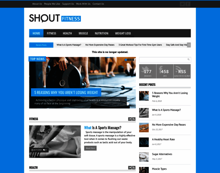 Shoutfitness.co.uk thumbnail