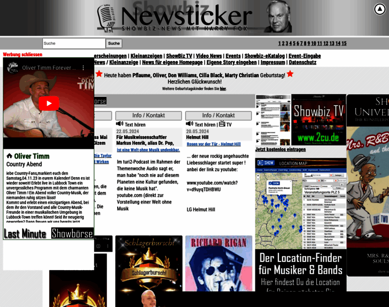 Showbiz-newsticker.de thumbnail