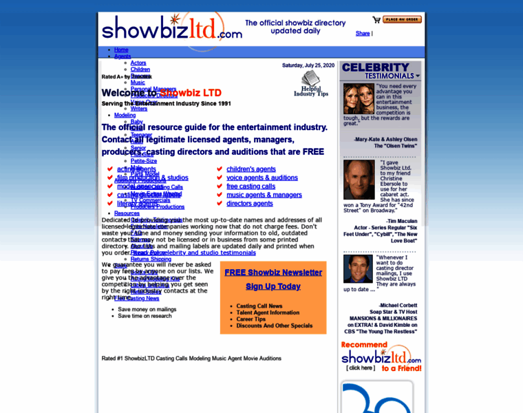Showbizltd.com thumbnail