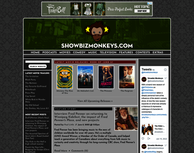 Showbizmonkeys.com thumbnail