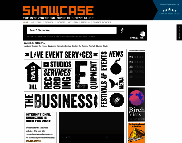 Showcase-music.com thumbnail