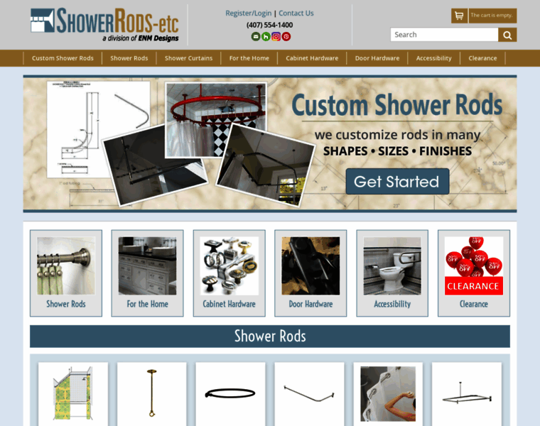 Showerrods-etc.com thumbnail