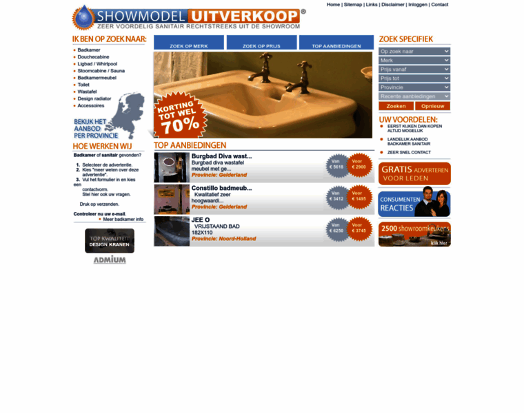 Showmodeluitverkoop.nl thumbnail