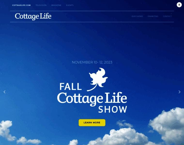Shows.cottagelife.com thumbnail