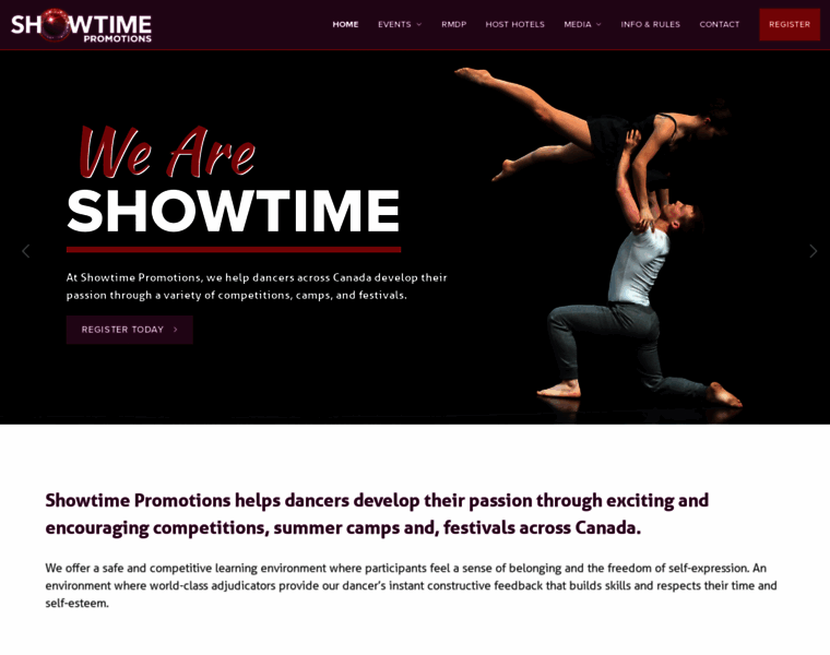 Showtimedancepromotions.com thumbnail