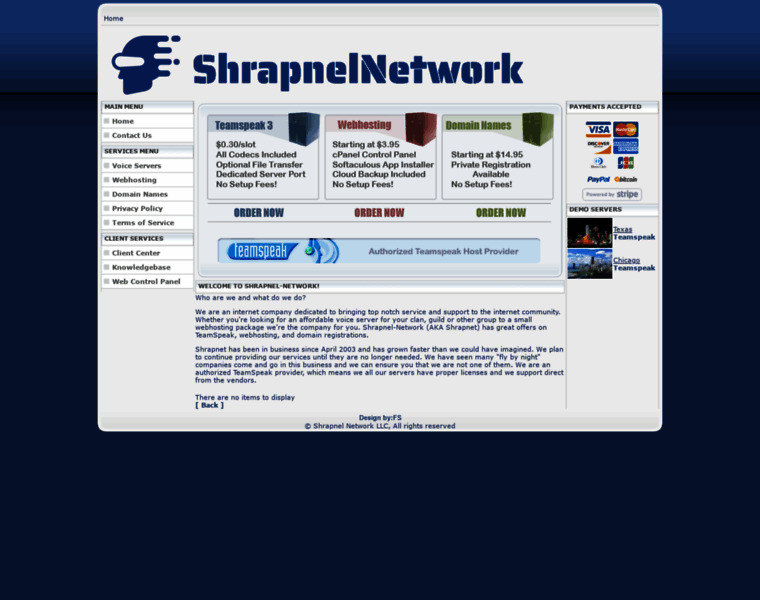 Shrapnel-network.com thumbnail