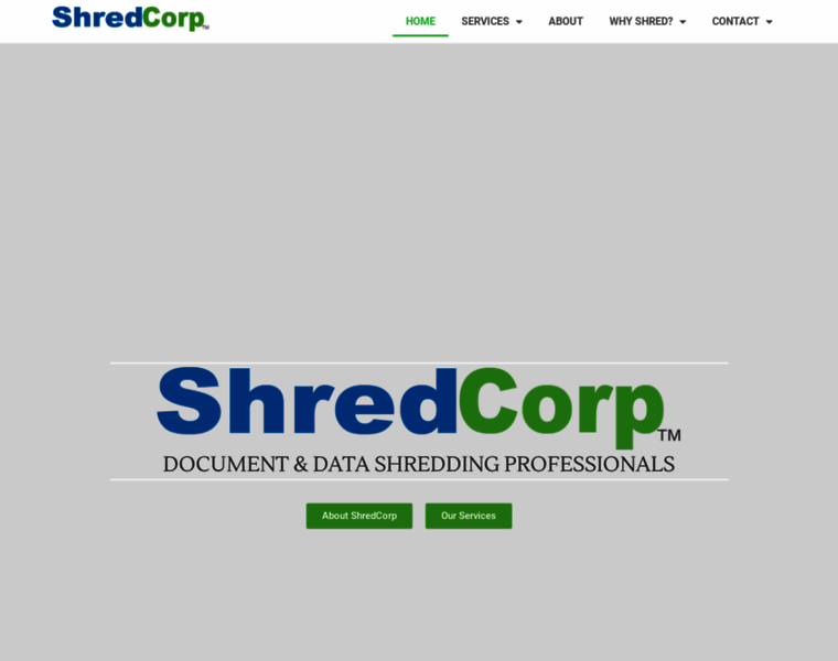 Shredcorp.com thumbnail