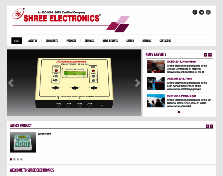 Shreeelectronics.co.in thumbnail