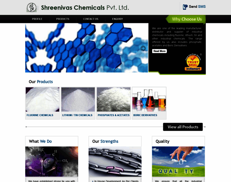 Shreenivaschemicals.com thumbnail