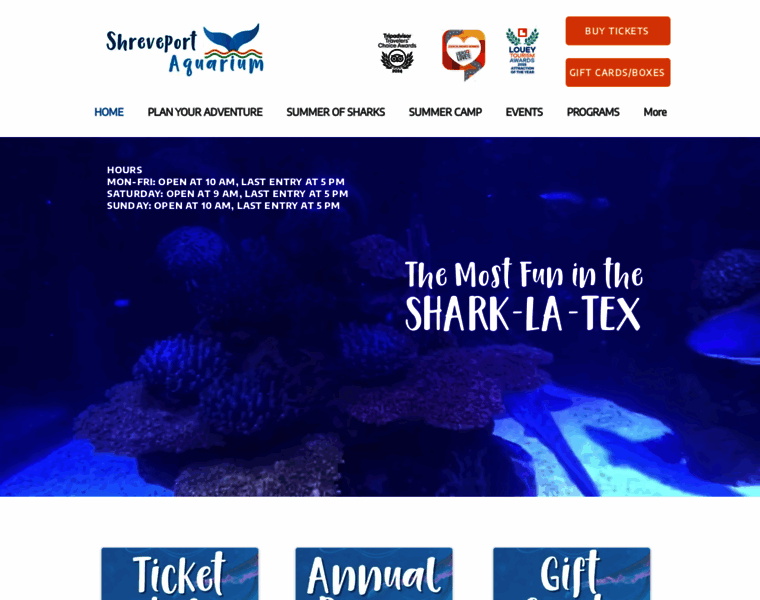 Shreveportaquarium.com thumbnail Shreveportaquarium.com thumbnail